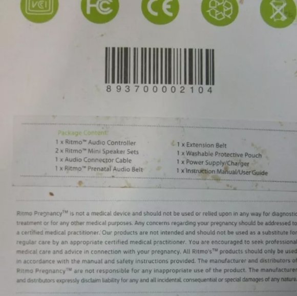 Nuvo Ritmo Advance Pregnancy Belt Sound Audio Listening System monitor - Picture 3 of 5